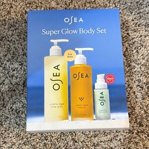 OSEA Super Glow Body Set - Cream and Yellow
